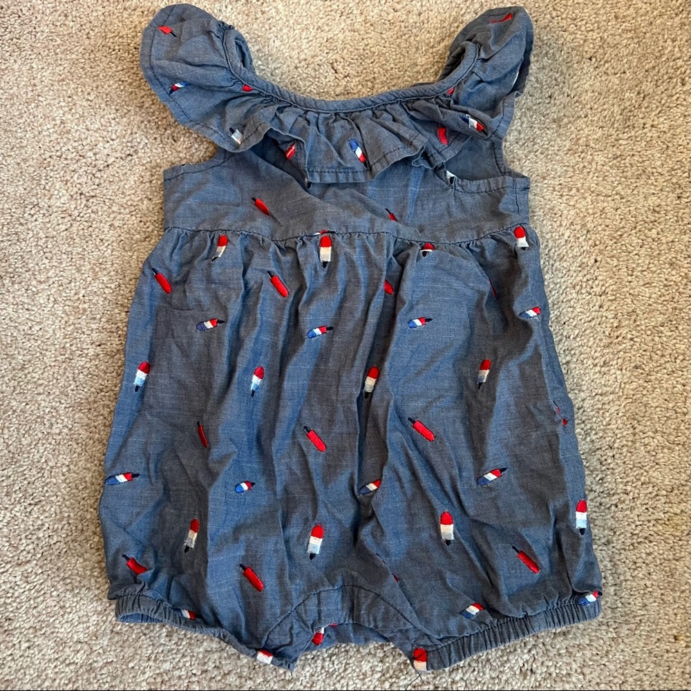 Chambray popsicle Cat & Jack bubble romper